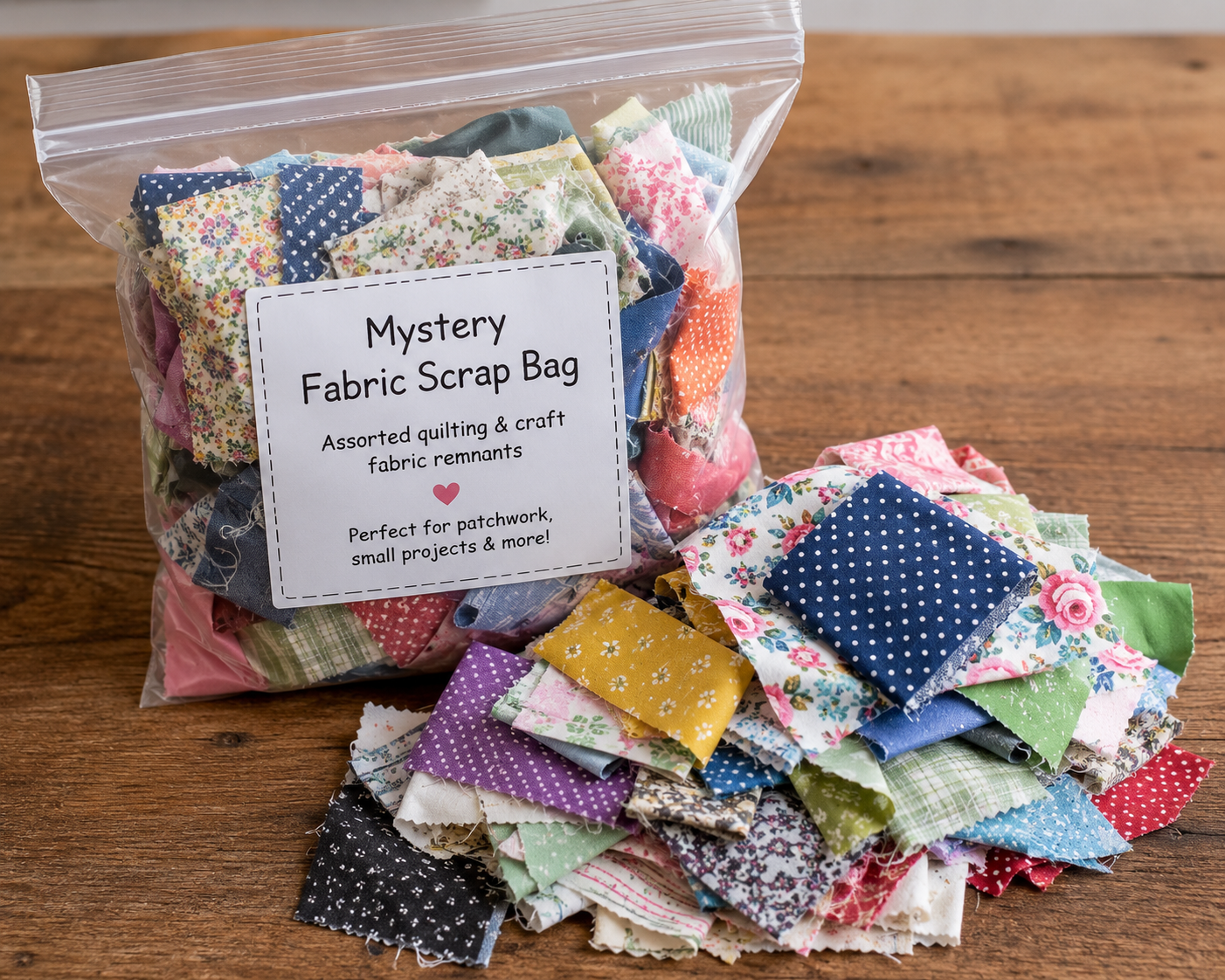 Mystery fabric Scrap Bag-1lb