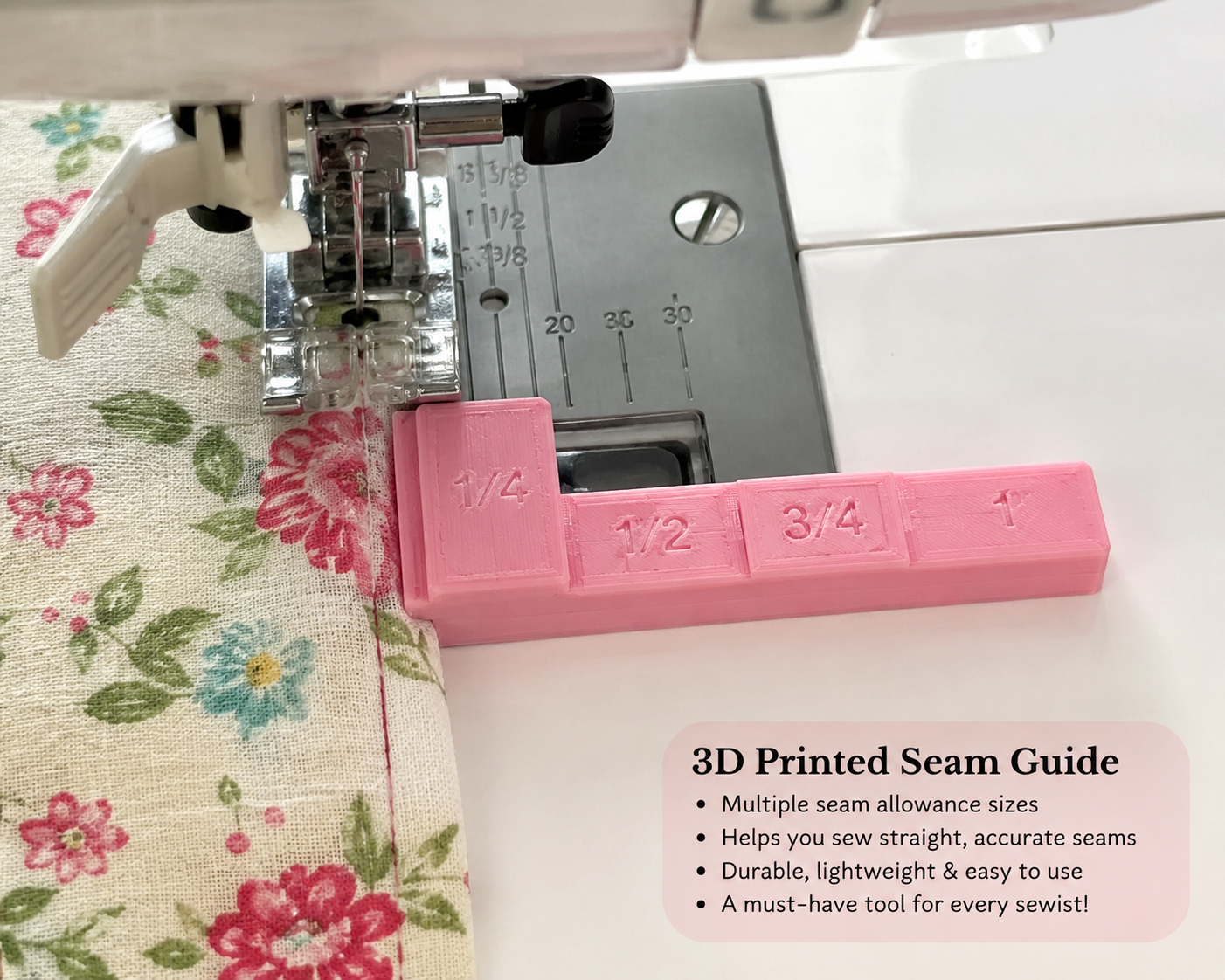 3D Printed Seam Guide