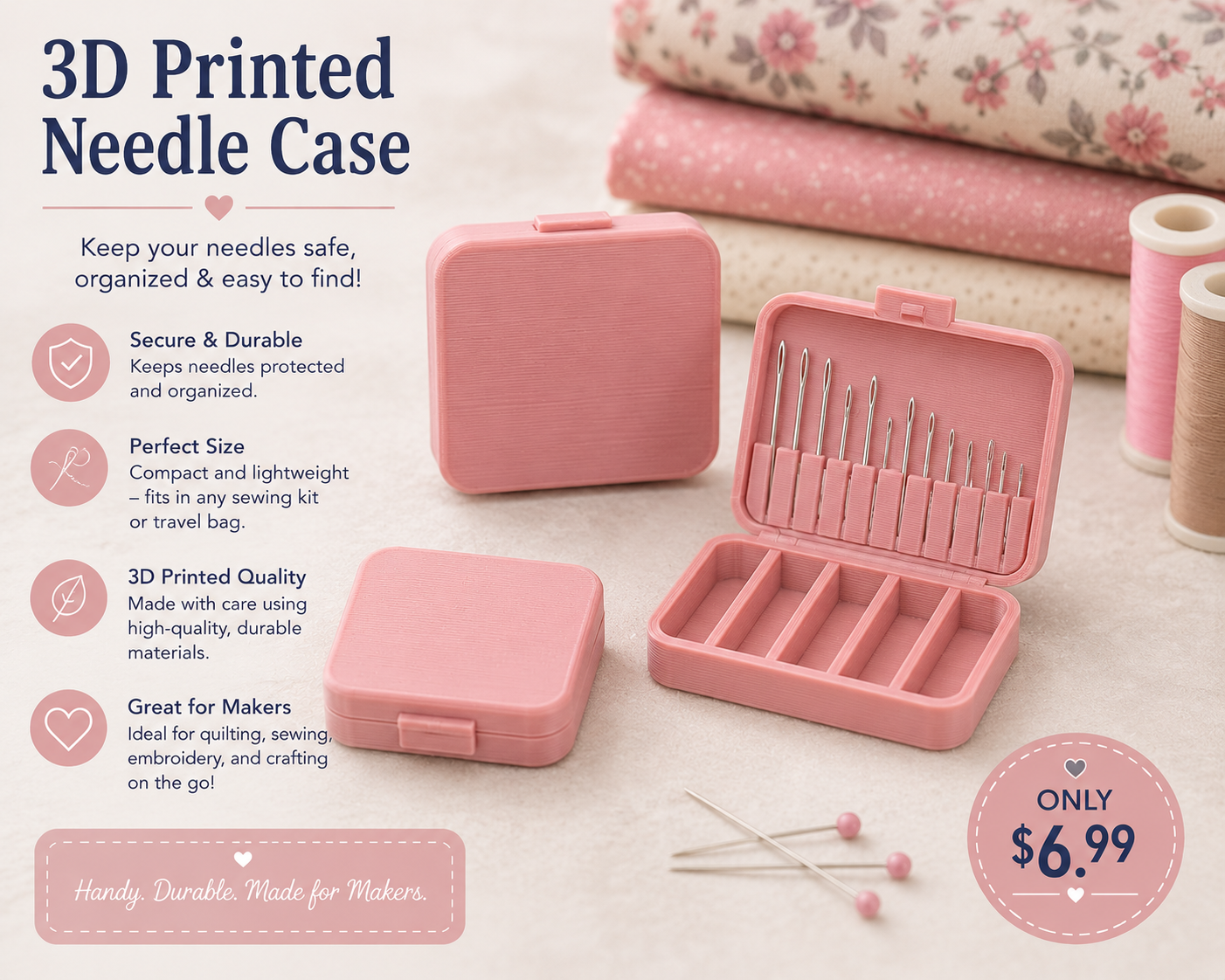3D Printed Needle Case