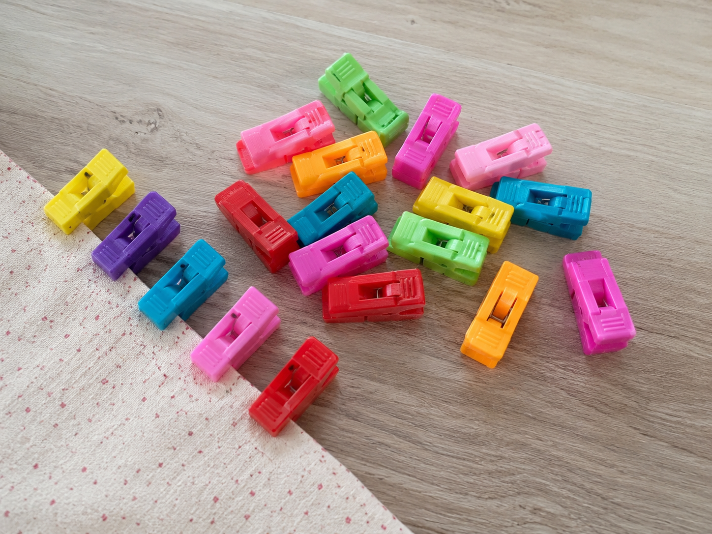 3D Printed Fabric Clips (Set of 20)