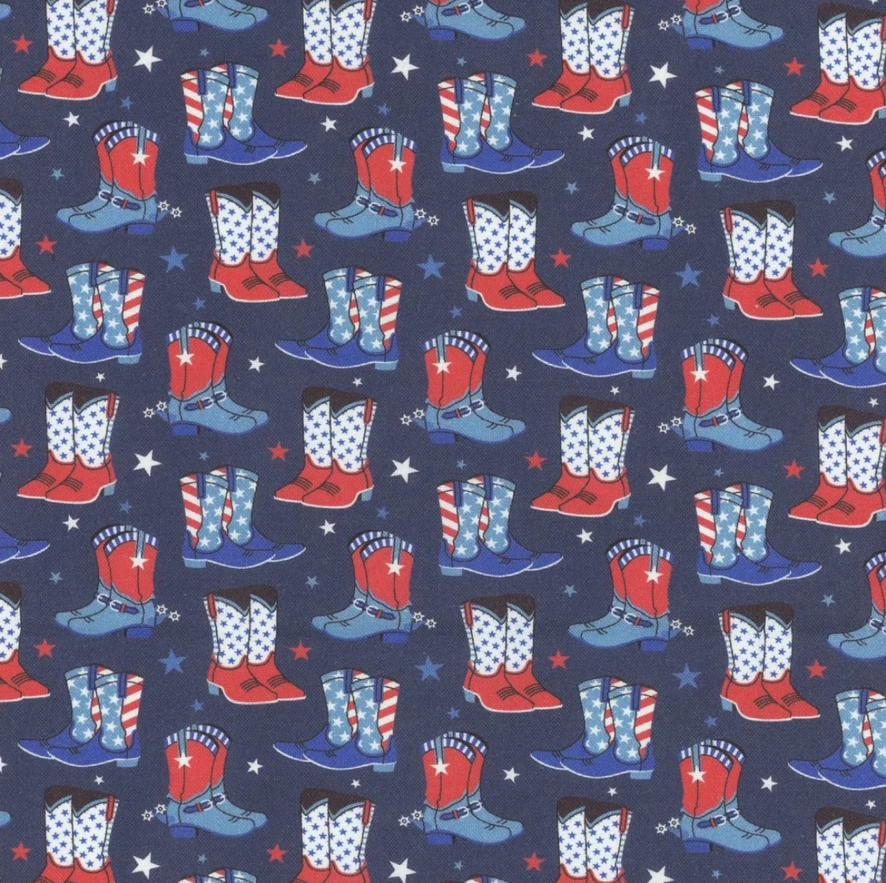 P&B Textiles Patriotic Cowboy Boots