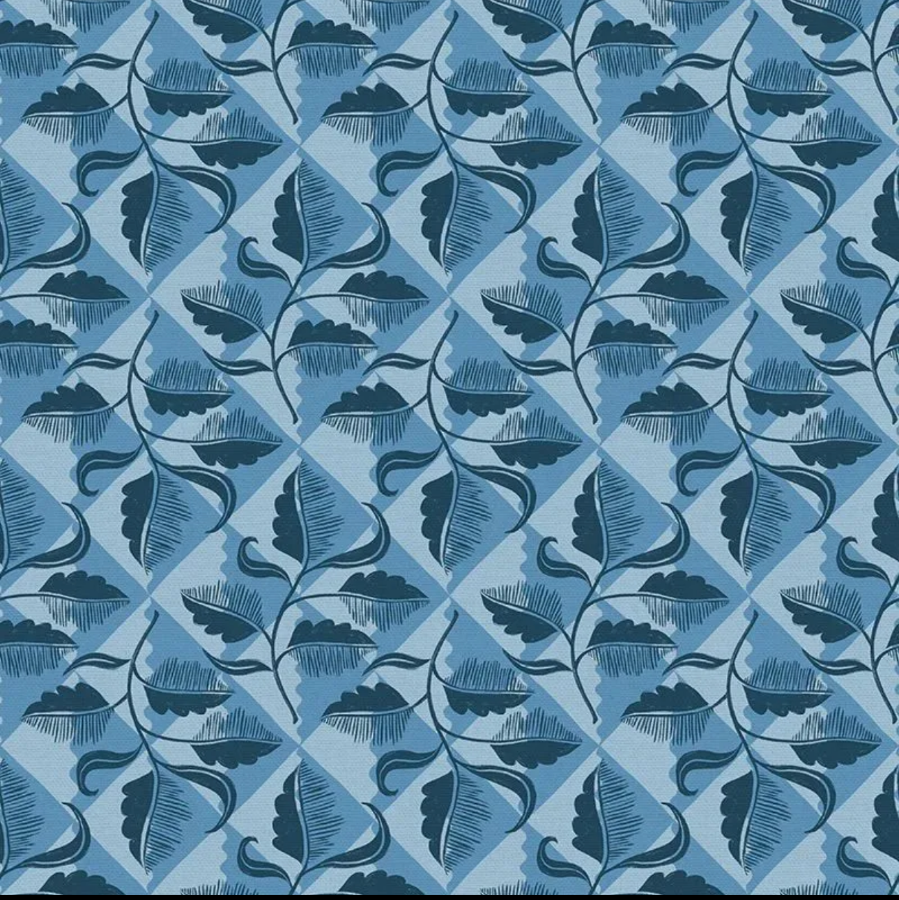 PaintBrush Studio Fabrics Desert Horse-Check Blue