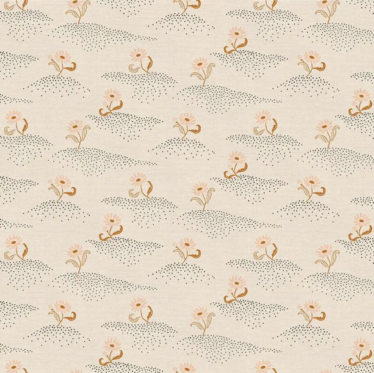 PaintBrush Studio Fabrics Desert Horse -Little Blooms-Peach