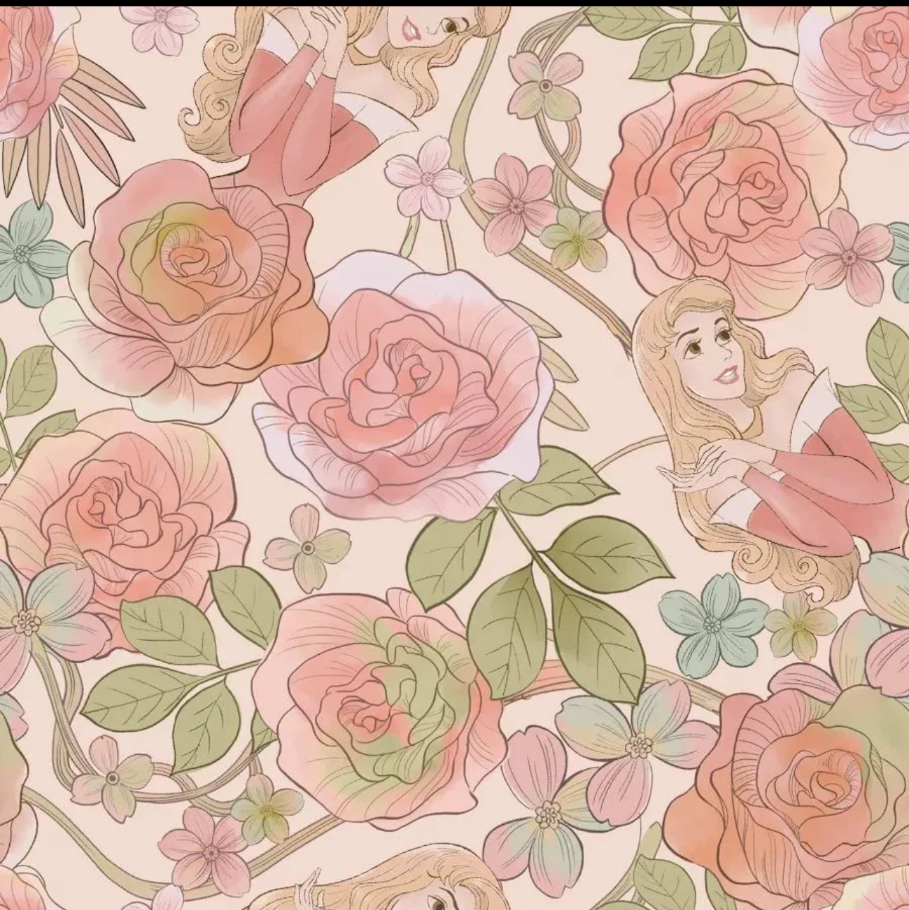 Springs Creative Aurora Floral Cotton