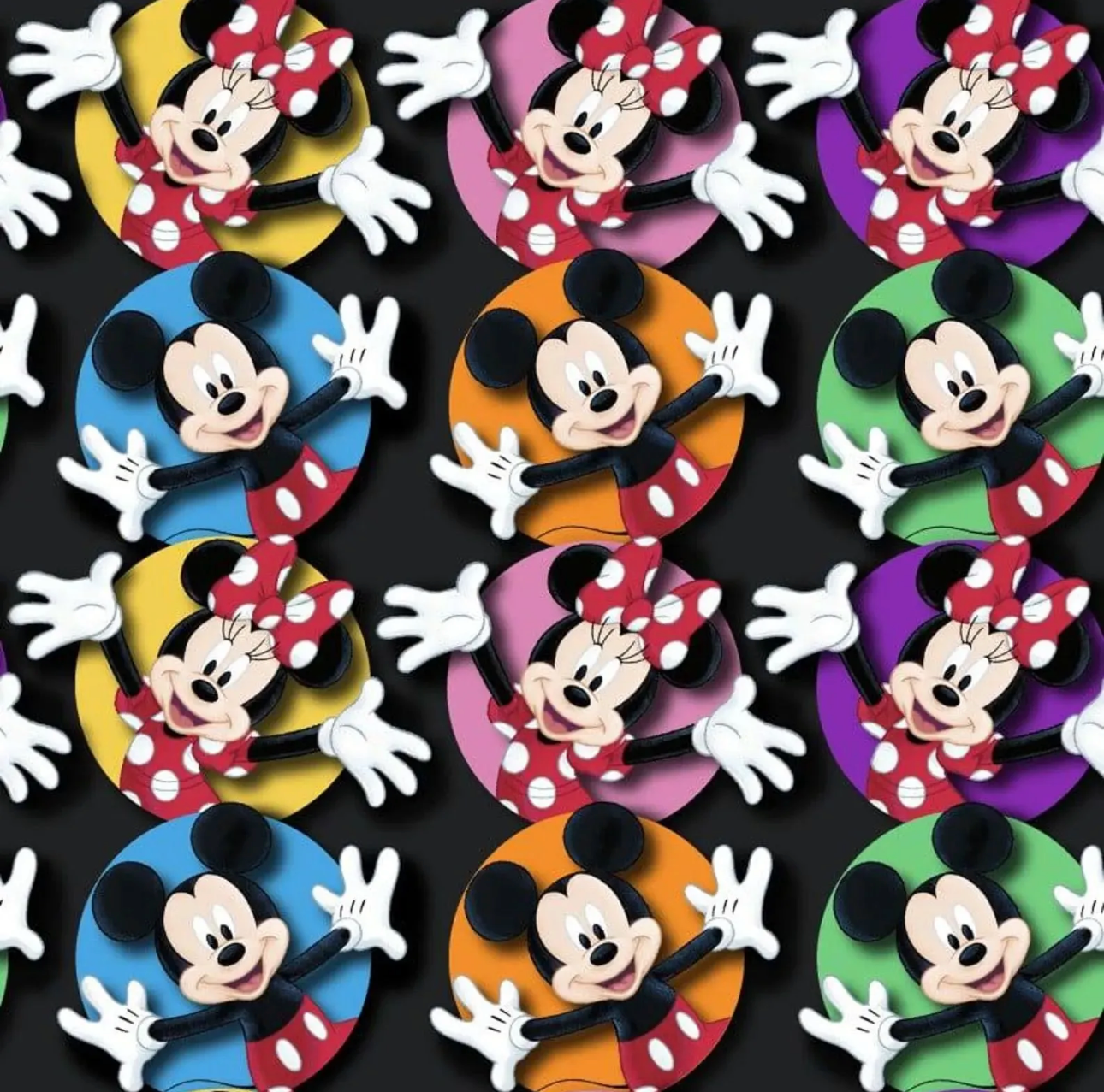 Springs Creative Disney Mickey and Minnie Circles