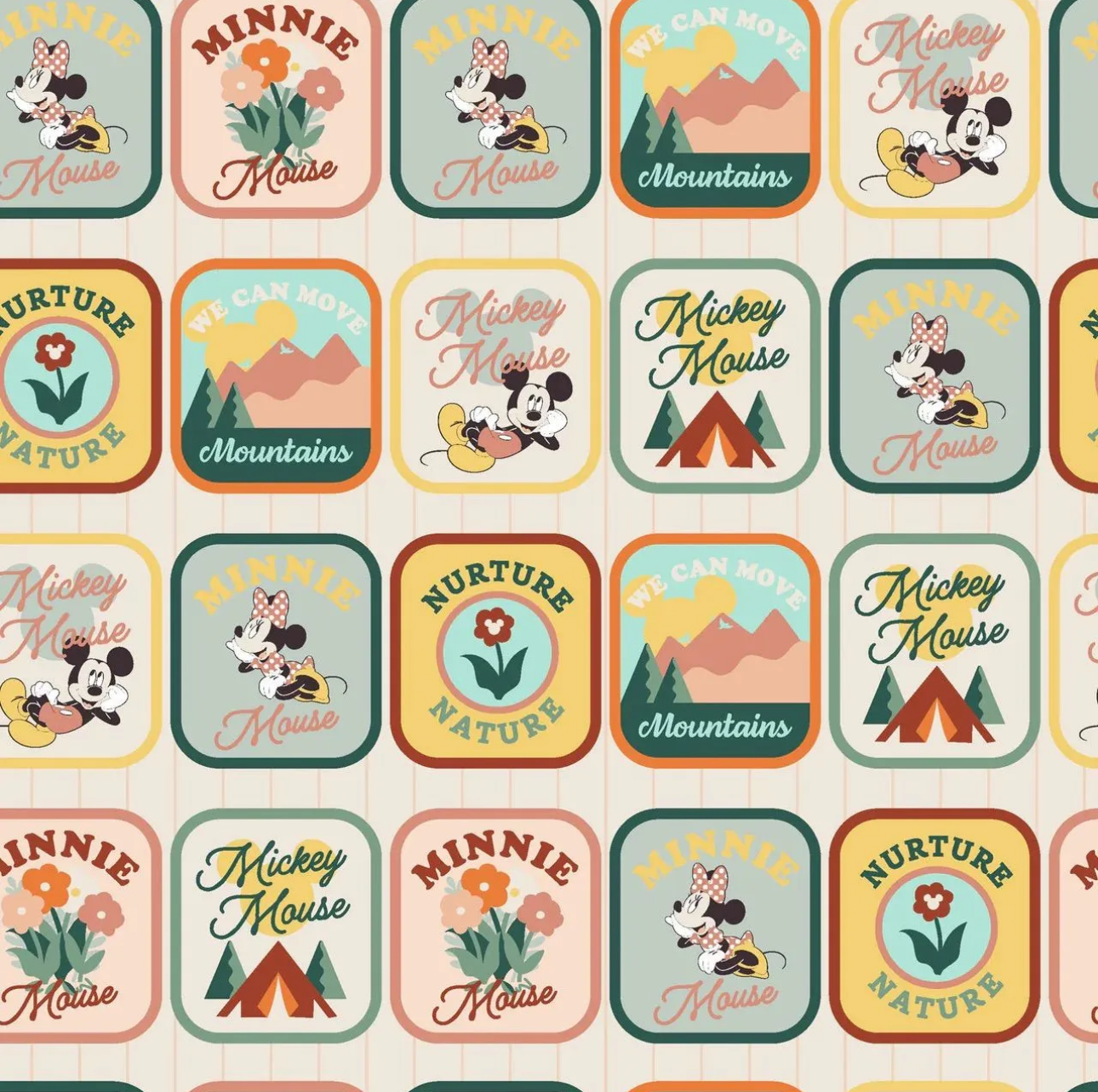 Springs Creative Disney Mickey and Minnie Patches