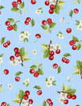 Wilmington Prints Sweet Cherry Blue