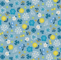 Japanese Nordic Style Flowers-Blue